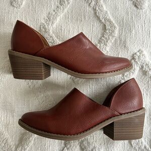 Cynthia Rowley Brown Leather Mules